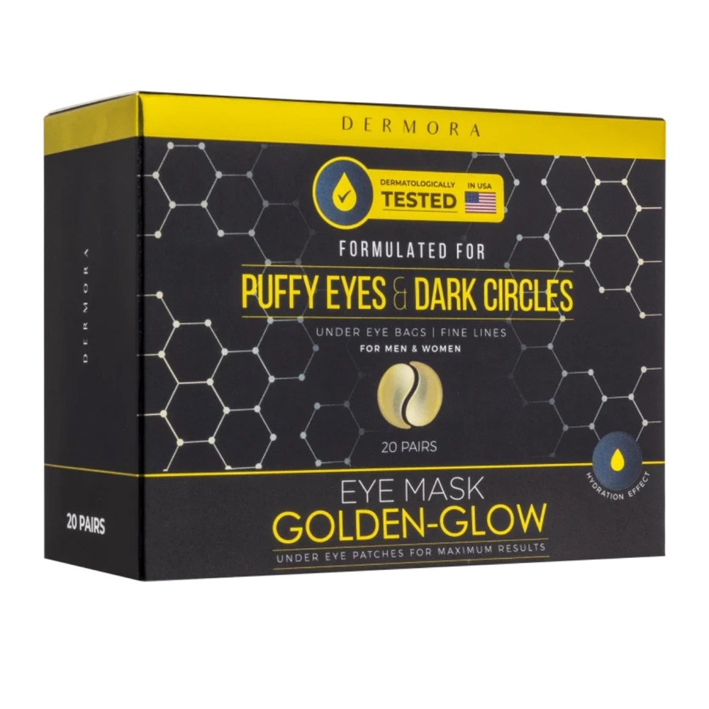 Dermora 24K Golden Glow Under Eye Mask